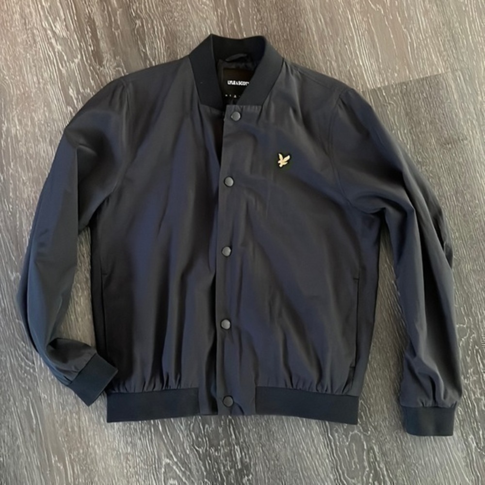 Lyle & Scott Navy blue Bomber Jacket